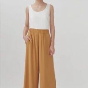 Cuyana Washable Silk Cropped Pant